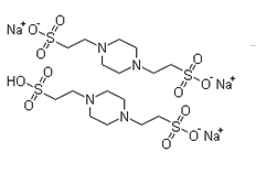 PIPES-sesquisodium-salt-MS